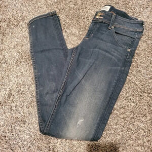 Hudson Collin Skinny Jeans Medium Blue 25